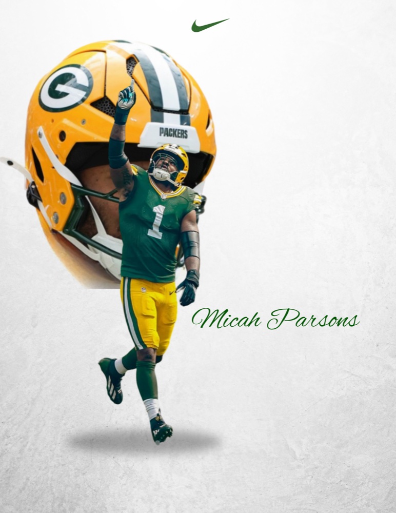 Micah Parsons Green Bay Packers graphic