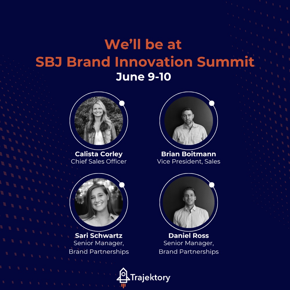 Trajektory SBJ Brand Innovation Summit conference announcement graphic
